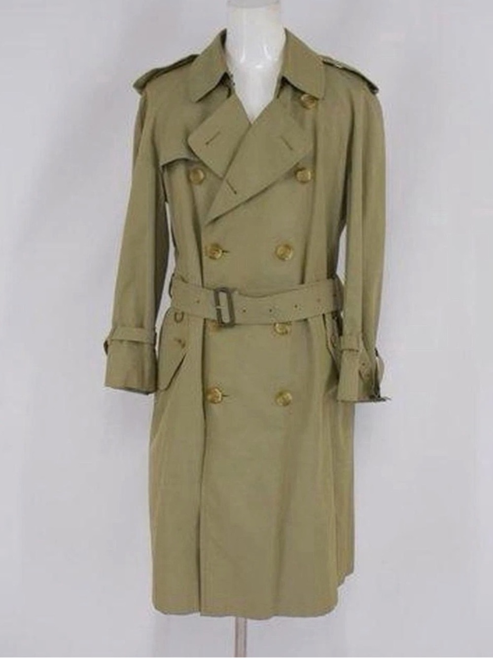 Beige Burberry trench